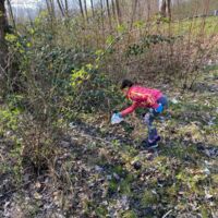 Kindergartengruppe „Wetterfrösche“ aus Evershagen. Die Kinder hatten einen Riesen Spaß dabei das Fischerdorf von den vielen Müll zu befreien