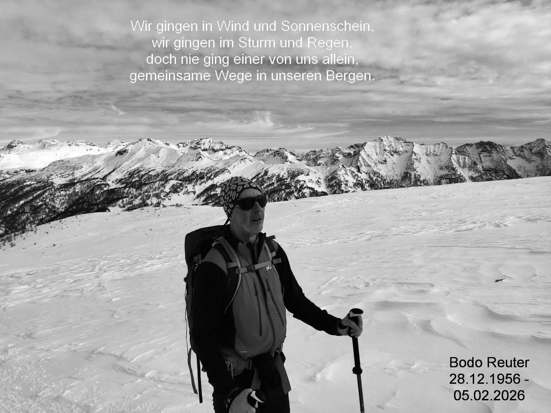 Wir trauern um Bodo Reuter 28.12.1956 - 05.02.2026