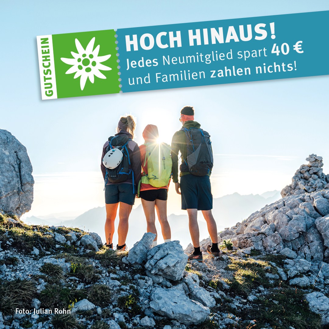 Jetzt DAV-Mitglied werden und bares Geld sparen!